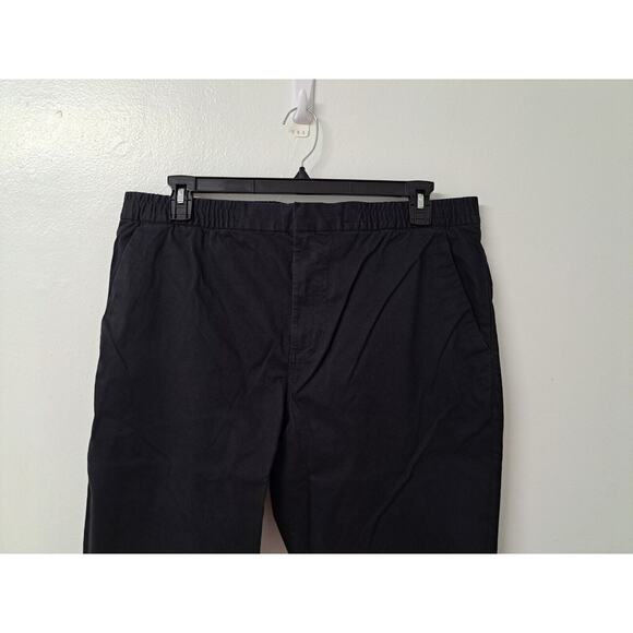 Amazon Men's Tapered Fit Elasticated Waist Chino‎ Pant, Black Size XL 30" - Picture 2 of 11